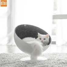 Xiaomi Mijia Cat Boss Cat Nest вращающийся интерактивный кот Кровать волокнистая подкладка простое и красивое удобное гнездо для кошки Boss