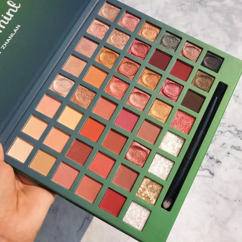 

Professional 48 Colors Eyeshadow Matte Pearlescent Glitter Waterproof Eye Shadow Pigment Eye Shadow Palette Make up TSLM