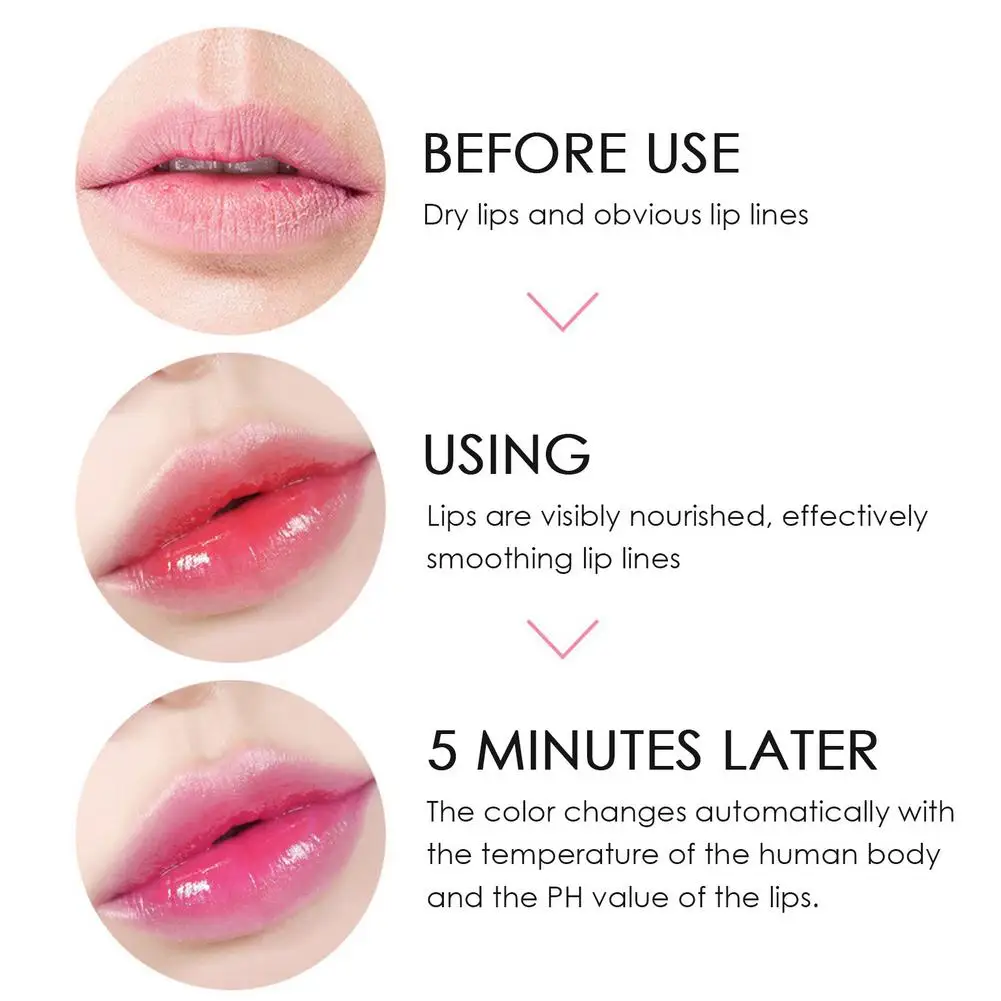 Lip Balm Lip Gloss Lip Makeup Lip Glaze Lip Tint Lip Oil Lip Stain Lip Lacquer Aloe Color Changing Lip Gloss Lasting Waterproof Moisturizing Liquid Lipstick Makeup Oil Care Beauty Cosmetic