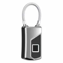Cadenas intelligent à empreintes digitales, Anti vol, coupe étanche, en forme de U, Mini serrure à empreintes digitales