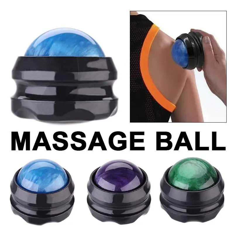 Оздоровительный Массажный мяч, массажный роликовый мяч, сауна, бодибилдинг, 3 цвета, полимерный Массажер для талии, жиросжигатель, массажный мяч, живот, йога