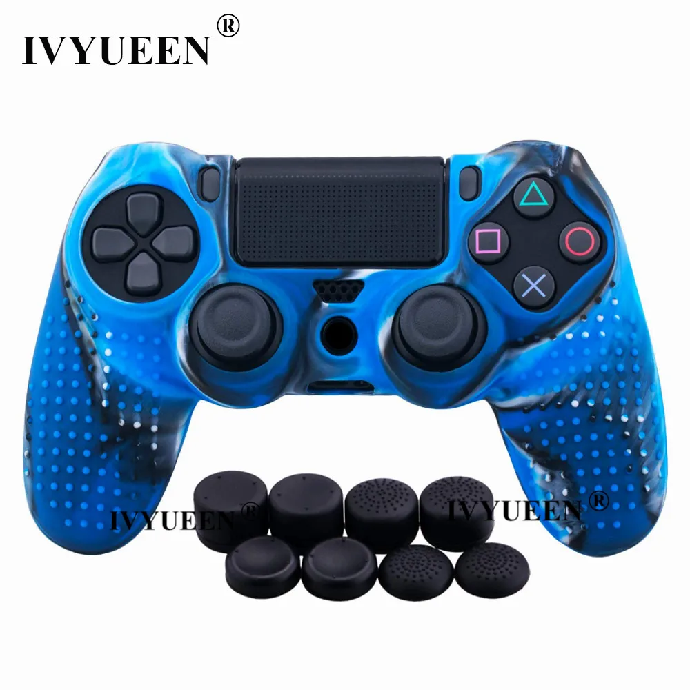for PlayStation dualshock 4 ps4 Pro slim controller protective skin silicone case 12