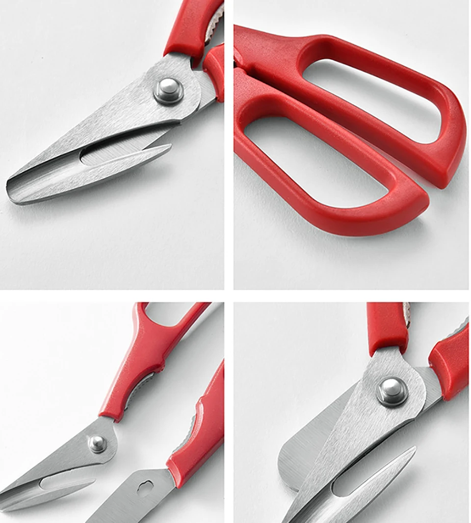 Seafood Scissors Lobster Fish Shrimp Crab Seafood Scissors Cut Shell Kitchen Tool Fish Knife Pliers Pliers Scissors Accessories