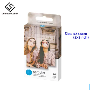 

Compatible for HP Sprocket & Sprocket 2-in-1 for Mini Photographic Paper Pocket Photo Printer Zink Paste Photo Paper