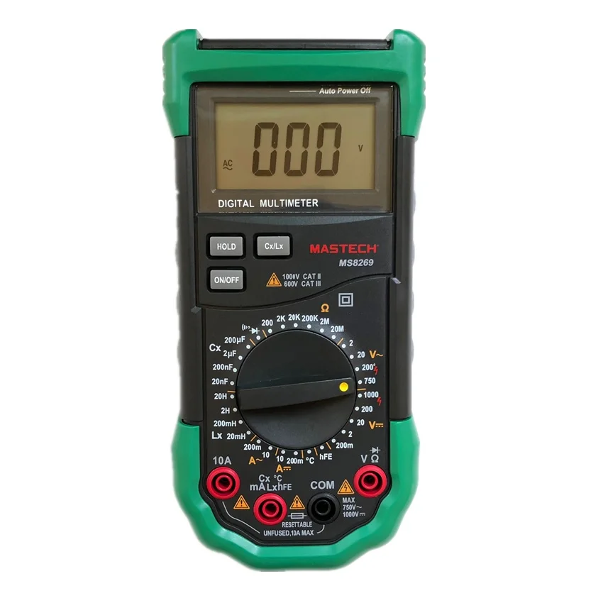 Mastech MS8269 3 1/2 Цифровой Мультиметр LCR измеритель переменного/постоянного напряжения тока сопротивления, емкости и индуктивности тестер температуры