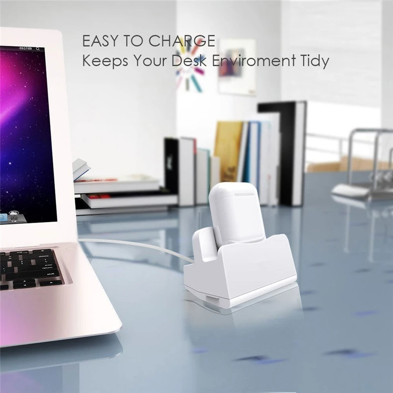 Зарядная Станция 2 в 1 док станция с держателем для Apple Airpods Air Pods IPhone 11 Pro Max XS XR 8 7