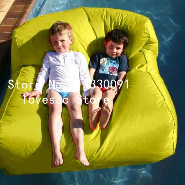 Extra Wide Floating Bean Bag Sofa Chair Waterproof Beanbag Large Relax Lounger Water Float Fun Chair