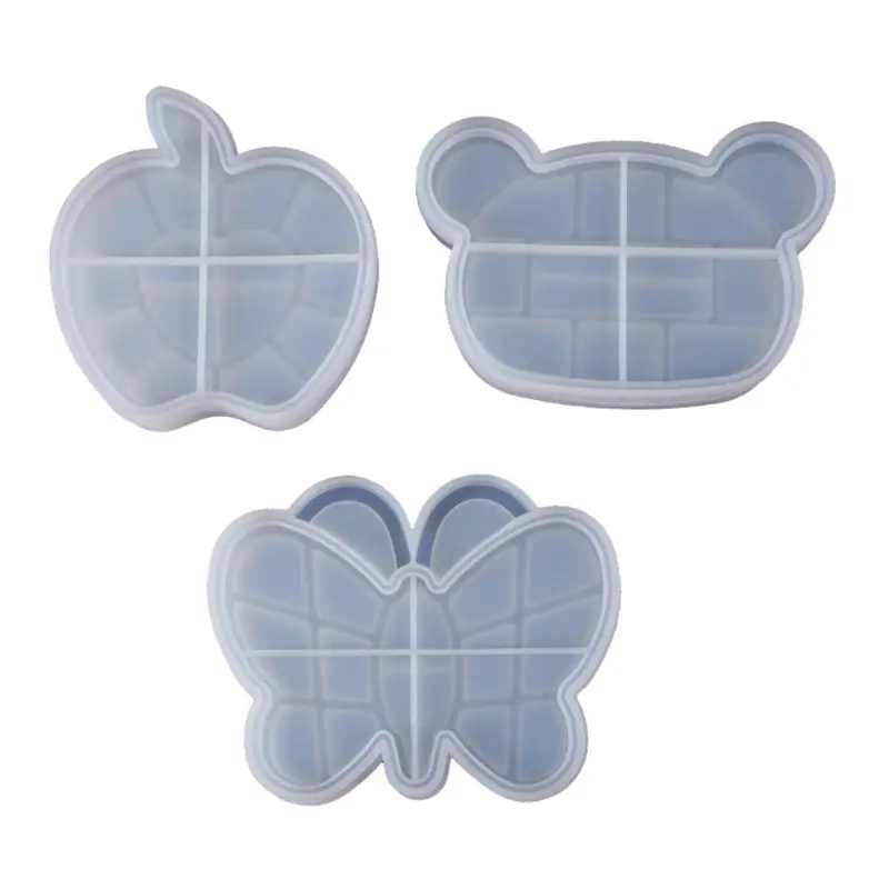 

UV Crystal Resin Decorative Craft DIY Bear Butterfly Storage Box Epoxy Mold