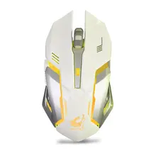 X7, эргономичная игровая мышь, 6 кнопок, профессиональная компьютерная мышь, светодиодный, светящийся, 2,4 г, беспроводная мышь для ПК, компьютера, ноутбука