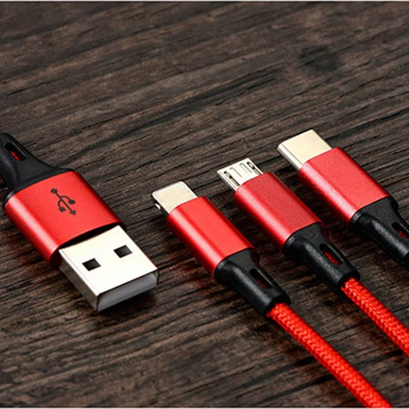 Мульти 3 в 1 Micro USB TypeC кабель для зарядки дизайн брелок Линия синхронизации данных для Iphone кабель освещения IOS Android samsung