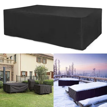 

Outdoor Patio Protective Case 210D Oxford Garden Furniture Cover Waterproof Oxford Sofa Chair Protector Rainproof For Garden AA