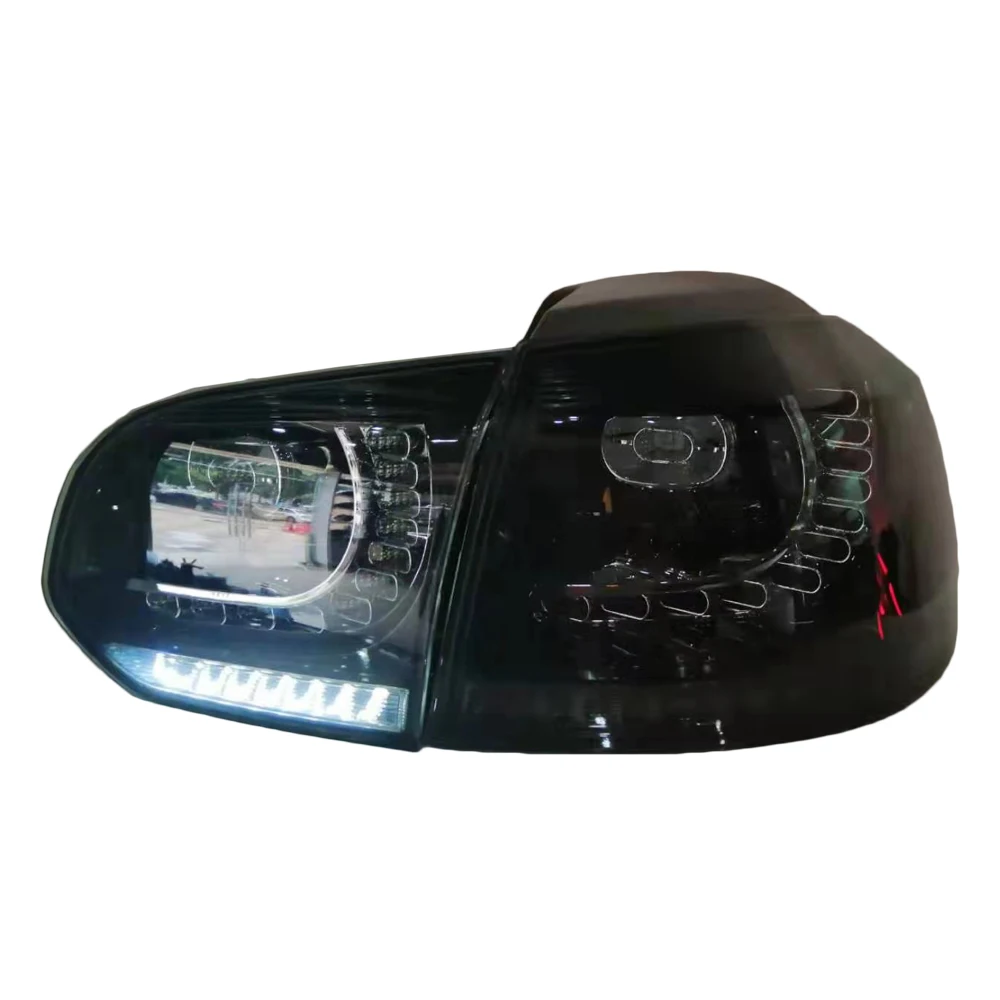 Пара автомобиля хвоста светильник в сборе для VW Гольф 6 mk6 R20 2008 2013 &quotбегущая