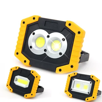 

30W Led Flood Light COB Outdoor LED Focus Working USB Rechargeable Spotlight Portable Searchlight Emergency Light Camping Lamp