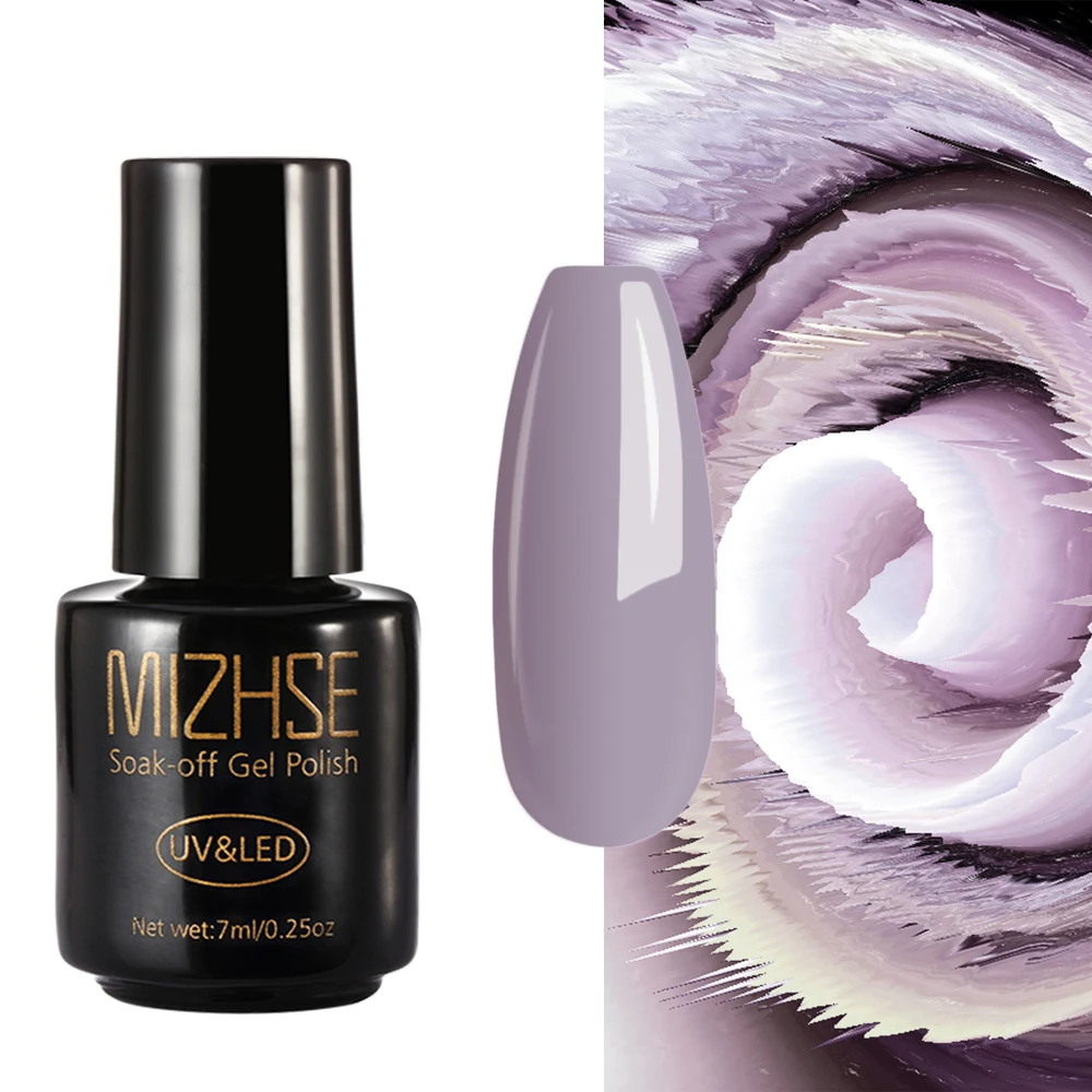 MIZHSE Гель-лак для ногтей масло Esmalte Permanente гель UV Y Led Gellak Фиолетовый Белый Черный чистый цветной Гель-лак для ногтей основа для ногтей - Цвет: NC004