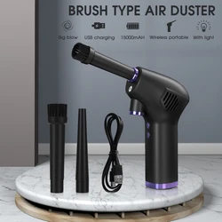 Plumeau à Air sans fil pour ordinateur portable, Rechargeable, aspirateur de voiture, souffleur d'air comprimé, outil de nettoyage pour clavier et canapé 
