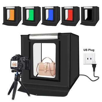 

PULUZ 40*40cm 16inc Mini Photo Studio Box Lightbox Photograghy Softbox Led Photo Lighting Studio Shooting Tent Box Kit Light box