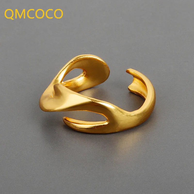 qmcoco-индивидуальное-открытое-регулируемое-кольцо-специальной-формы-Женская-мода-простые-ins-женские-ювелирные-изделия-для-вечеринок-подарки