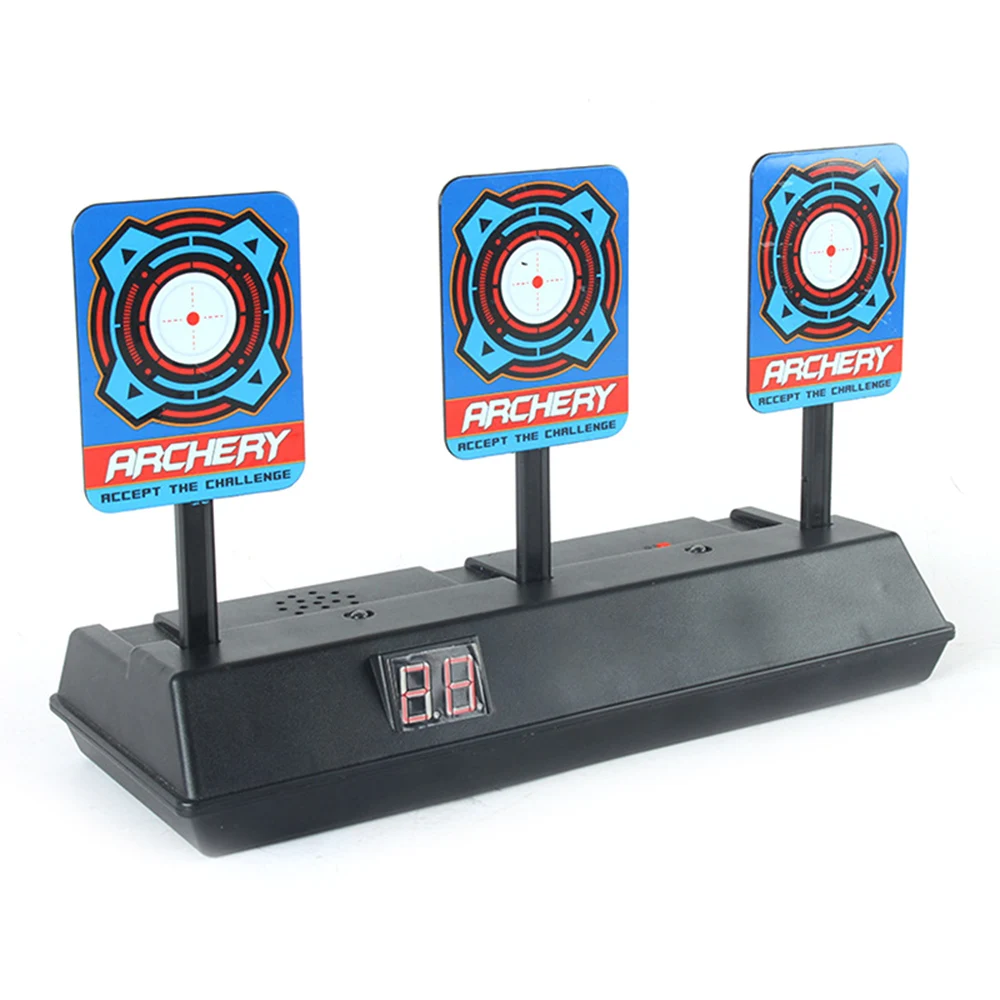 Electric ShootTarget Для игрушек для стрельбы Nerf, пистолет, зажим для пули, мишень, пистолет, аксессуары, зажим для пули, электрическая мишень для игрушечного пистолета Nerf, тактические аксессуары - Цвет: Electric ShootTarget