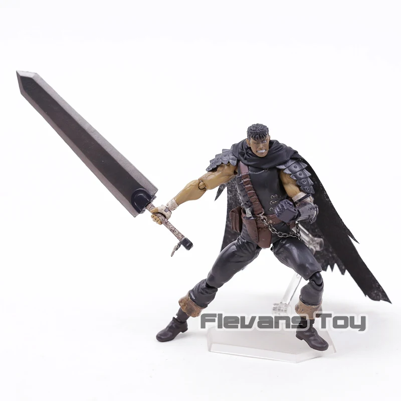Берсерк фигма 359 кишки черный фехтовальщик Ver Repoint Edition ПВХ фигурка Коллекционная