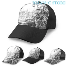 Eileen the Crow-Bloodborne баскетбольная Кепка для мужчин и женщин модная черная шляпа унисекс с принтом