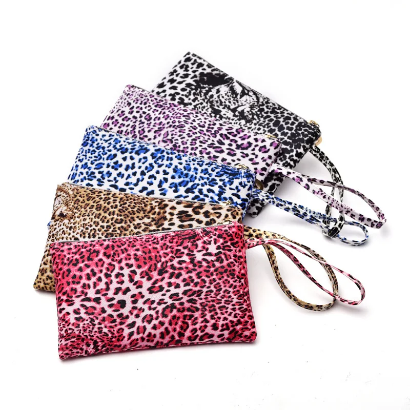 

Cheetah Clutch Purse for Women Evening PU Leather Leopard Print Bag Makeup Bag Travel 2020 New Lady Wristlet Phone Bag Wholesale