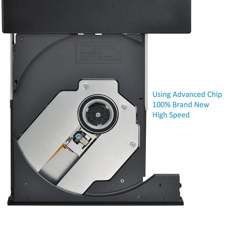 Внешний Dvd привод Оптический привод Usb 2,0 Cd Rom плеер Cd-Rw горелка Писатель ридер рекордер портативный для ноутбук с системой Windows Pc