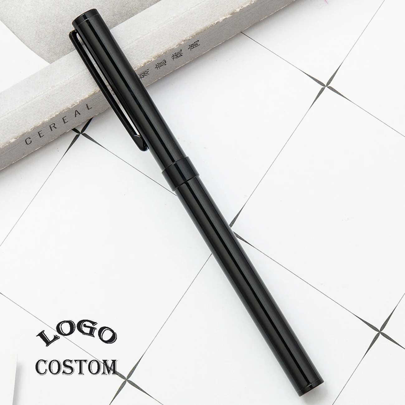 

Advertising Promotion Gel Pen Gift Metal Signature Pen Custom Logo Creative Water Pen Gel Pen Engraved Name Office&School Pen