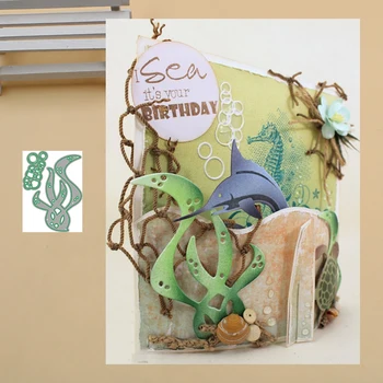 

Lucky Goddess Craft Metal cutting dies Seaweed Scrapbook paper craft knife mould blade punch stencils dies 2020