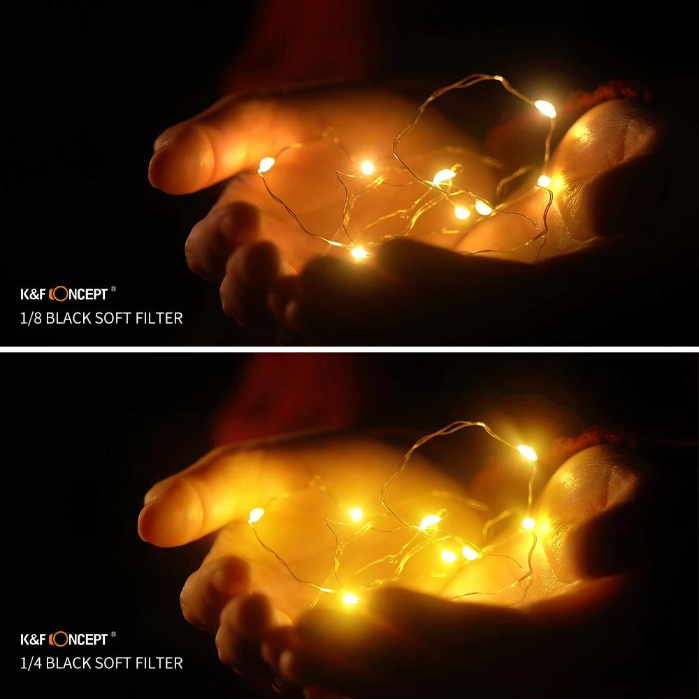 Especiais para Atirar Conceito Preto Névoa 1 - 4 8 Lente Filtro Efeitos Vídeo Como Filmes 49mm 52mm 58mm 62mm 67mm 77mm 82mm k & f - Image 4