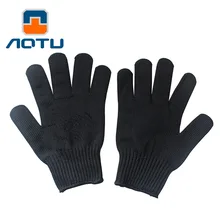 Открытый подлинной защиты порезостойкие перчатки 5 класс толстые анти нож Рабочая безопасность стальной проволоки перчатки самообороны