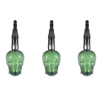 

3 Pcs 500Ml Hairdressing Spray Bottle Refillable Skuff Hair Professional Salon Water Mist Sprayer-Green