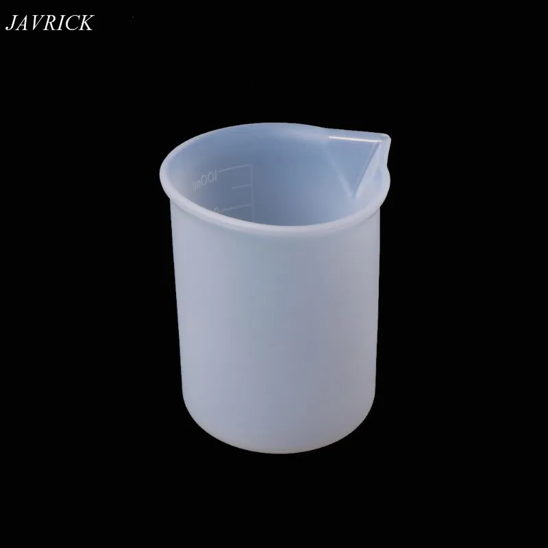 

5 Pcs/pack 100 ml Crystal Epoxy Silicone Measuring Cup DIY Handmade Tool with Scale Non-stick Adjusting Mixing Cups