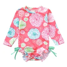 Лидер продаж года; модные купальники с принтами цветов для маленьких девочек; бикини пляжный купальник; цельнокроеные Купальники для детей и мам; Прямая