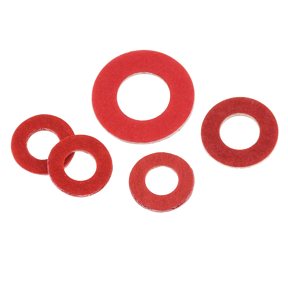 WSHR-02981 100PCS M2 M3 5mm-8mm Outside Dia Insulated Washers Gasket Red Steel Paper Washer Gaskets Inner Dia: M3x7mm WSHR-02981 100PCS M2 M3 5mm-8mm Outside Dia Insulated Washers Gasket Red Steel Paper Washer Gaskets Inner Dia: M3x7mm