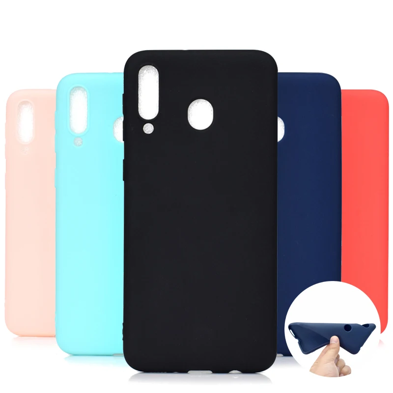 Силиконовый чехол ярких цветов для samsung Galaxy A50 A20E A10 A30 A40 A70 M10 M20 M30 мягкий матовый из