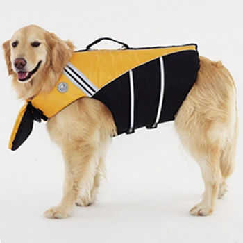 

Pet Life Jacket Swimming Safety Clothes Dog Outdoor Supplies European Large Dog Buoyancy Pet Dog Swimsuit High Quality