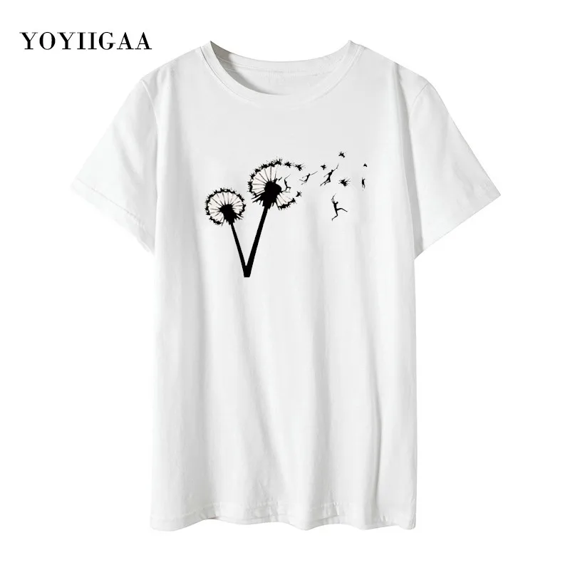 

Women T Shirt Casual 100% Cotton T-shirt Femme Short Sleeve O-neck Tops Streetwear Harajuku Women's Tshirts Summer White Tshirt