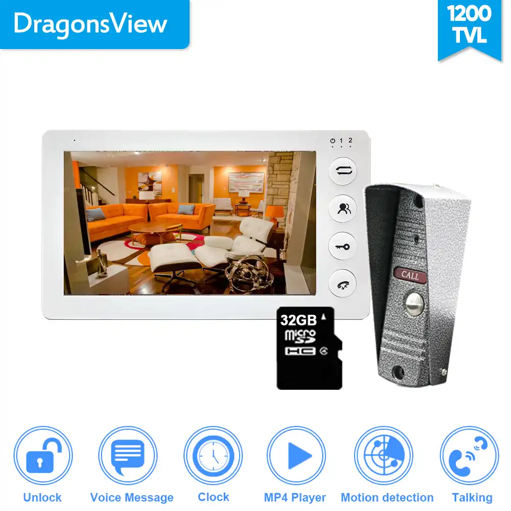 注目ショップ ブランドのギフト ピンホールカメラ4 3 7インチ インターホン ドア電話 ビデオ 10tvl モニター アクセス制御システム セキュリティ ホーム 記録解除機能 ドアホン インターホン Luhacovice Cz