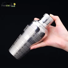 510 мл Бостонский шейкер для коктейльного бара, Гравировальный инструмент из нержавеющей стали 304