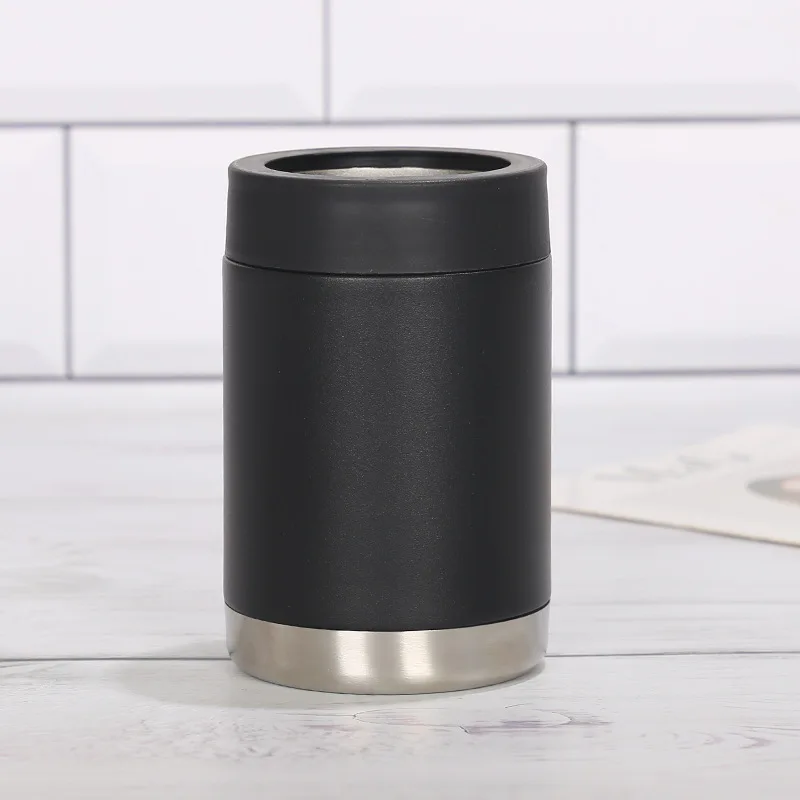 

12oz Double Wall Vacuum Flask Insulated Beer Bottle Cold Keeper Can insulators watter bottle 11 COLOR