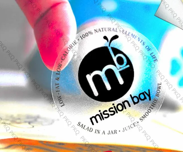 

1000pcs Print Logo Transparent Round Sealing label Sticker Custom Logo Sealing Label Sticker PVC DIY Label 2cm/3cm/4cm/5cm