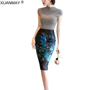 

Summer Wool Knitted Sweater Vest Brand Design Office Dress Elasticity Slimming Ladies Knit Top 2020 Summer Gray Sweater Women