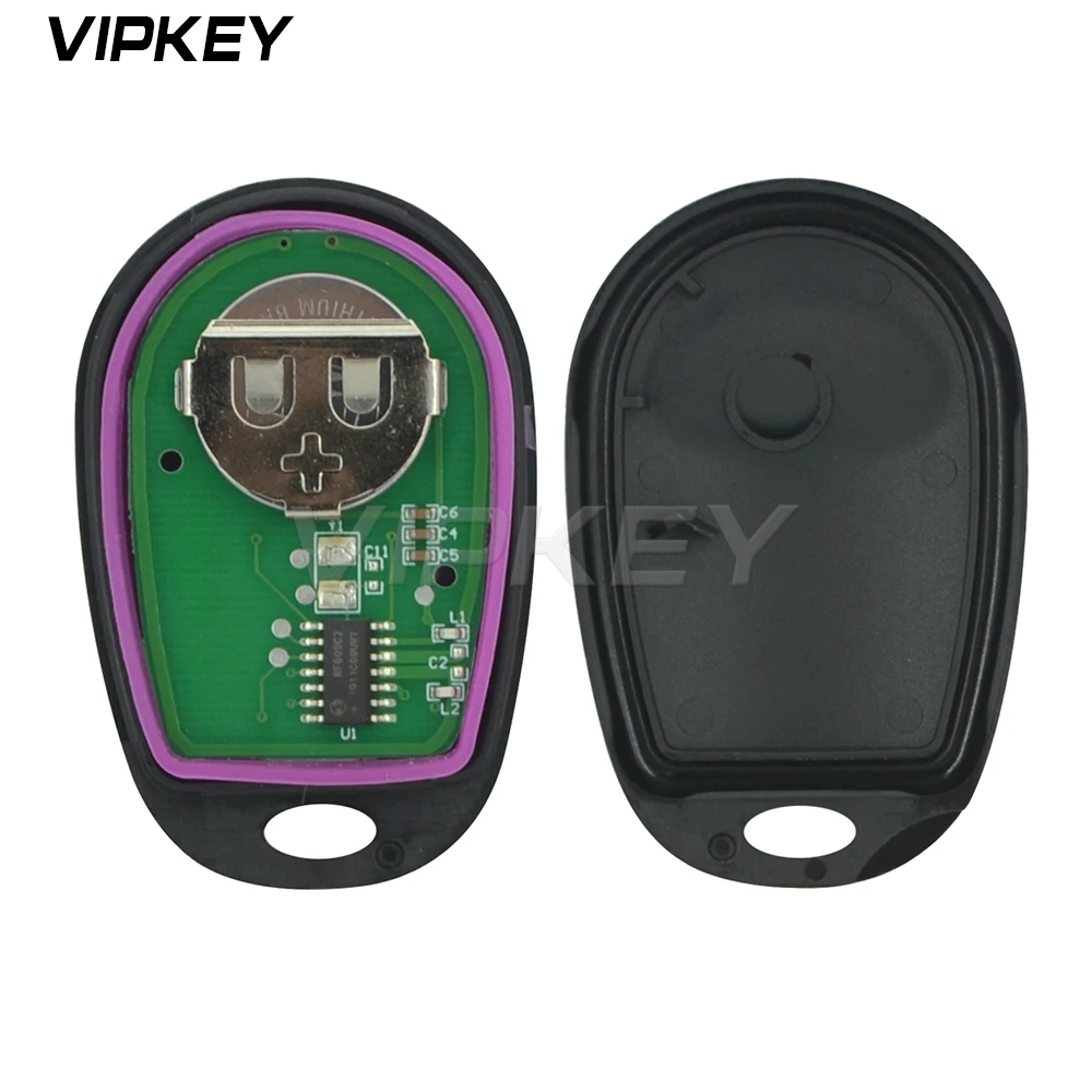 Дистанционный брелок для ключей Remotekey GQ43VT20T 89742-AE030 5 кнопок 315 МГц для дистанционного брелока Toyota Sienna