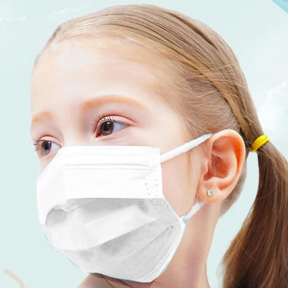 

Kids Disposable Mask 3 Layers Facial Protective Cover Masks Anti Haze Dust Respirator Against Bacteria