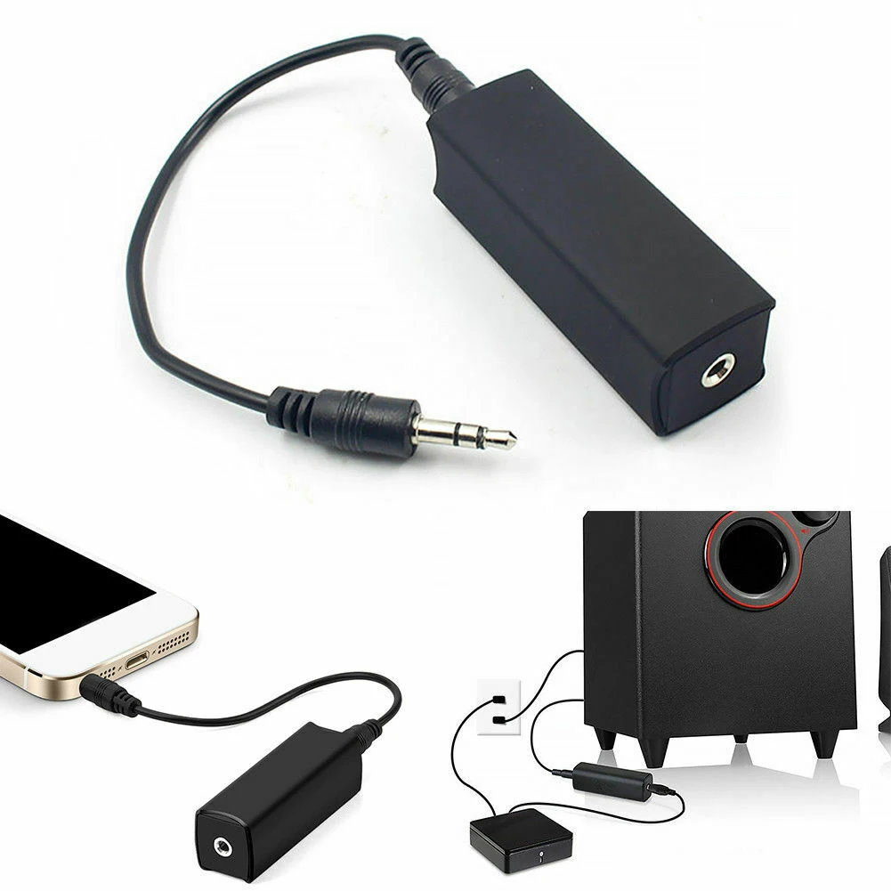 Portable Aux With Cable Car Audio Durable ABS Home Stereo Noise Isolator Ground Loop Safe Speakers Clear Sound Anti-interference Portable Aux With Cable Car Audio Durable ABS Home Stereo Noise Isolator Ground Loop Safe Speakers Clear Sound Anti-interference