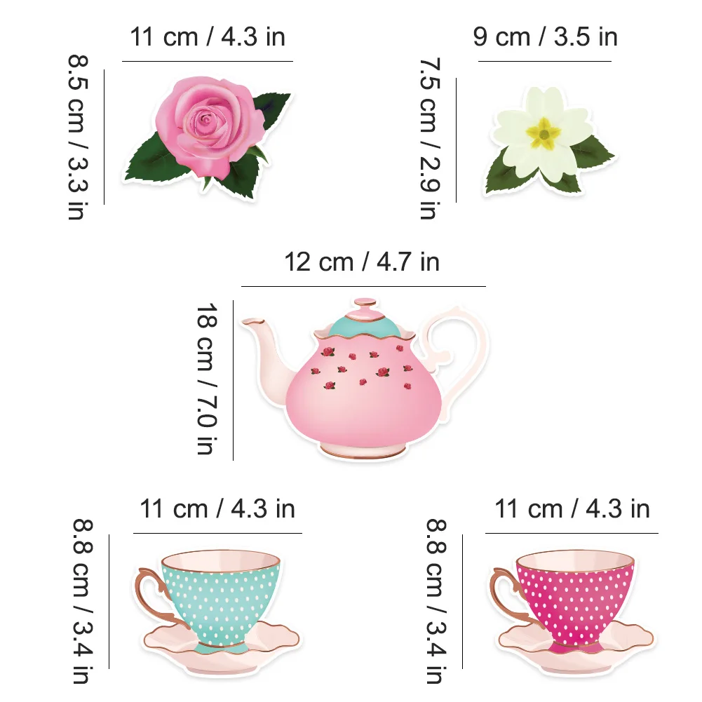 Summer camellias party layout decoration shopping mall window display School and kindergarten pendant supplies