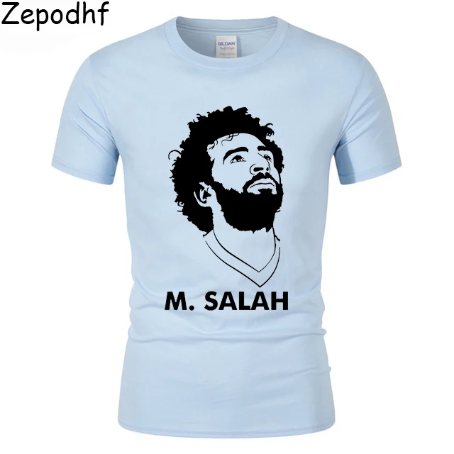 Мужская Высококачественная Футболка с принтом Mohamed Salah Ghaly Egypt World Play jersey liverpoles, повседневный трикотажный топ - Цвет: 25