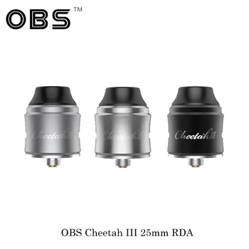 

Electronic Cigarette OBS Cheetah 3 RDA 25mm Tank Cloud Beast Rebuildable Dripping Atomizer Middle Air Flow Vape Vaporizer E-cig