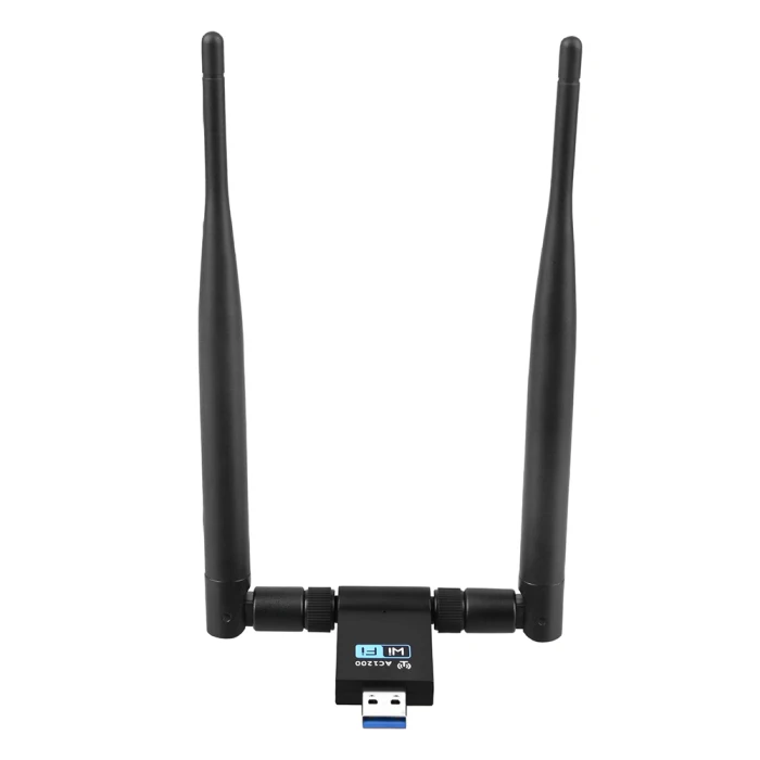 1200 Мбит/с Wifi приемник беспроводной USB WLAN адаптер двухдиапазонная антенна 2,4/5,8 ГГц для ПК PUO88