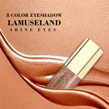 

LAMUSELAND 8 Colors Liquid Eye Shadow Glitter Eyeshadow #LA4004